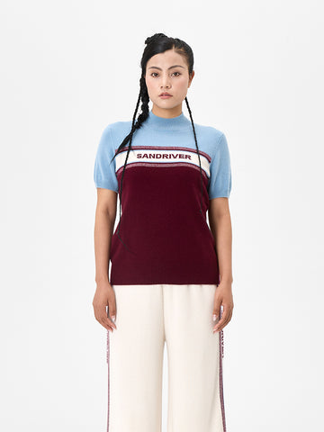 [Snow-Mountain Collection] Cashmere Round-Neck Pullover for Women