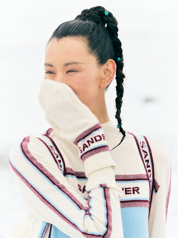 [Snow-Mountain Collection] Cashmere Jacquard Gloves