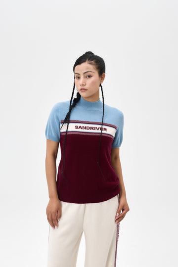 [Snow-Mountain Collection] Cashmere Round-Neck Pullover for Women