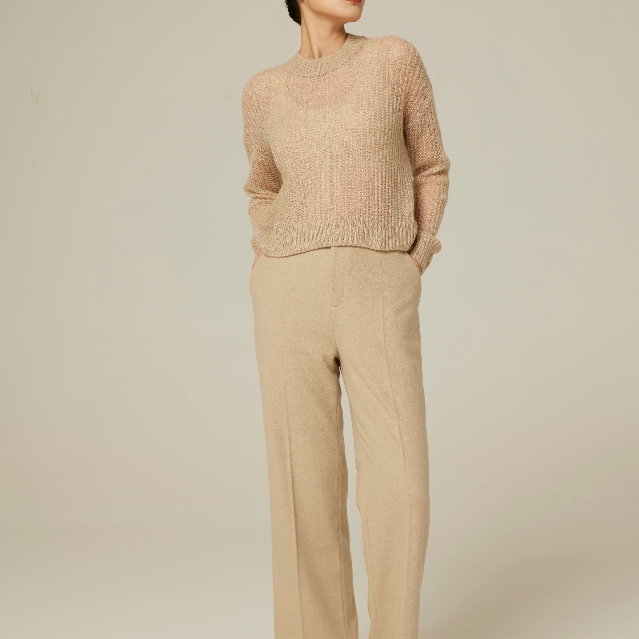 Women's cashmere trousers